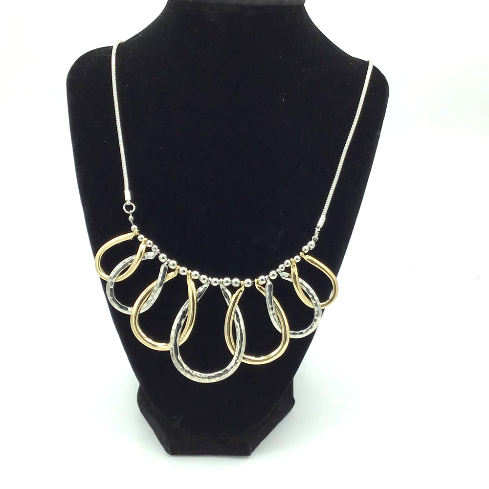 Bold Elements Gold And‎ Silver Necklace